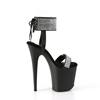 Pleaser - FLAMINGO870 Sandale à bride à la cheville, Pole dance chaussures - Noir Product image